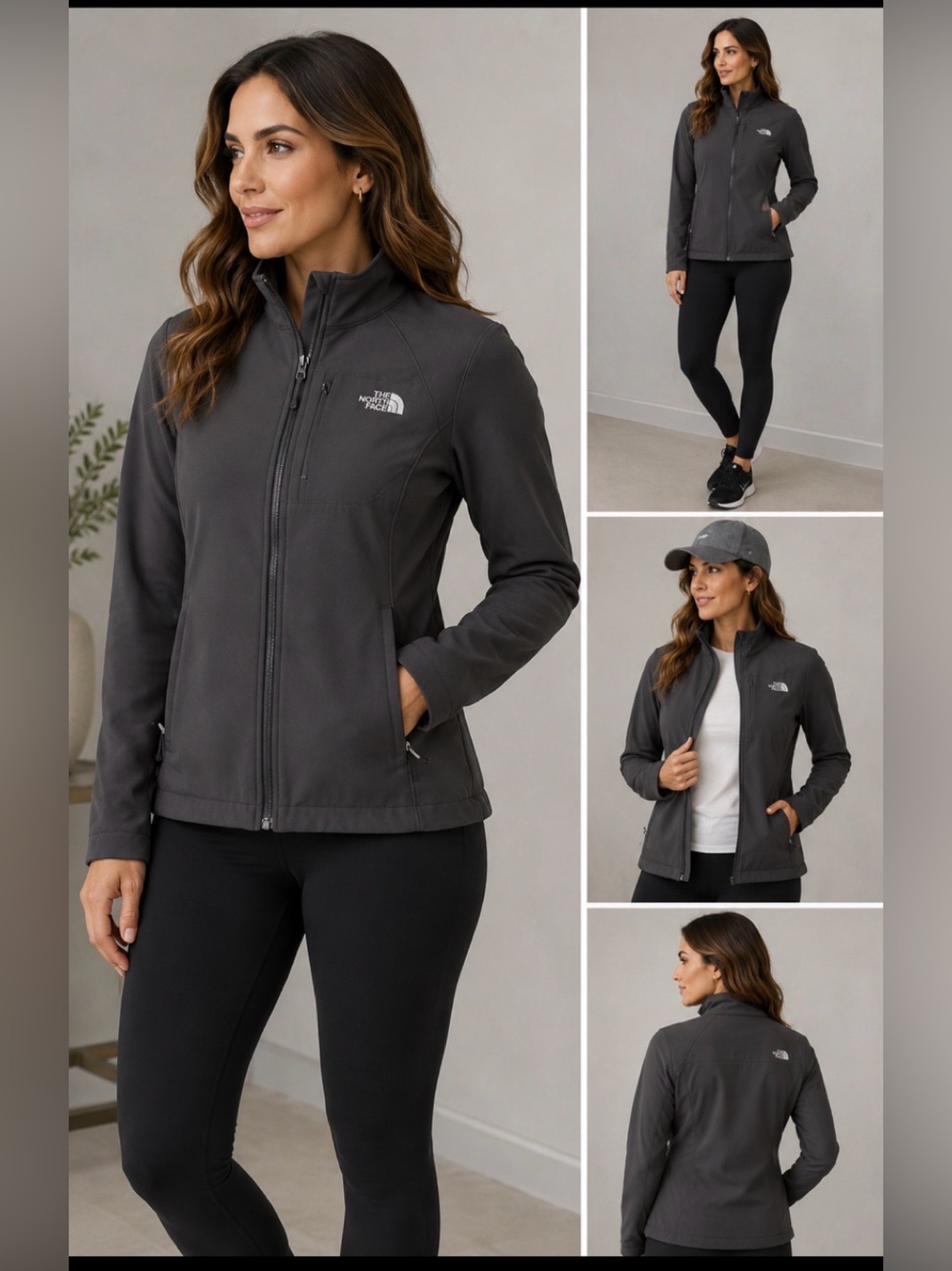 The North Face Women's Dark Gray Ski Jacket